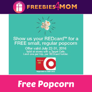 Free Popcorn with Target Red Card