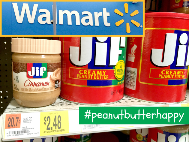 Get #peanutbutterhappy with Jif™ Bars at Walmart
