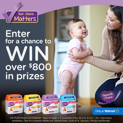 Win $100 from Parent's Choice Sweepstakes
