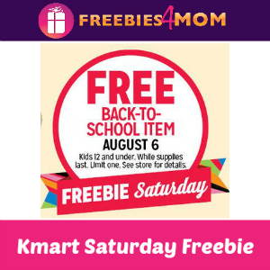 Free Back-to-School Item at Kmart Aug. 6
