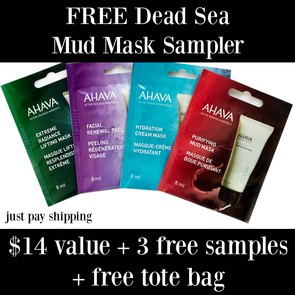 AHAVA Dead Sea Facial Masks Sampler Deal