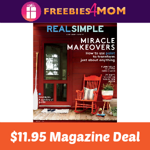 Magazine Deal: Real Simple $11.95