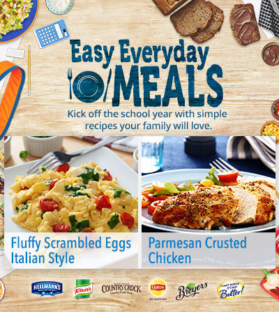 Easy Everyday Back-to-School Recipes #MealInspirations