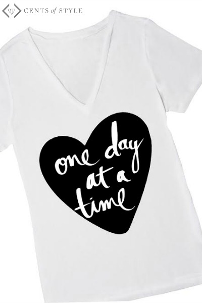 One Day at a Time Tee $15.95