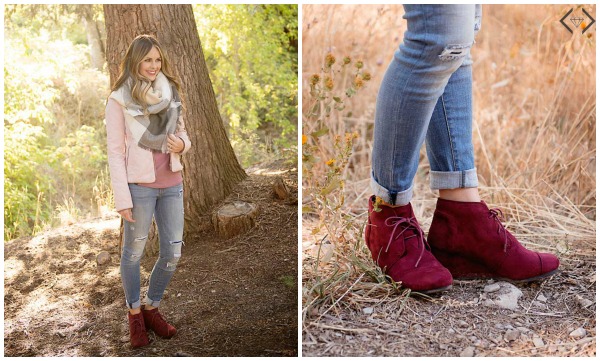 Ankle Boot & Scarf Combo $29.95