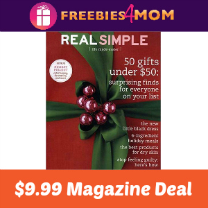 Magazine Deal: Real Simple $9.99