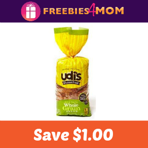 Coupon: $1.00 off one Udi's Gluten Free Bread
