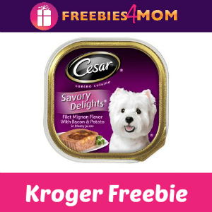 Free Cesar Wet Dog Food at Kroger