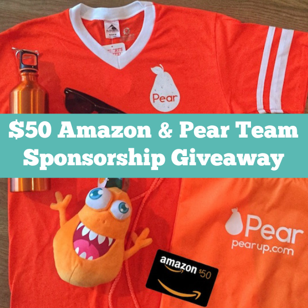 $50 Amazon & Pear Team Sponsorship Giveaway Winner