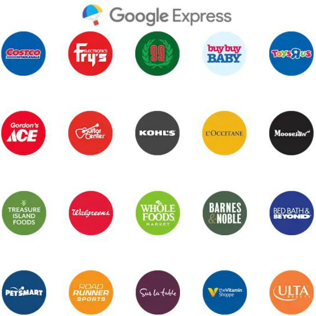 Google Express stores in Texas