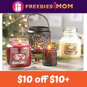 $10 off $10+ Purchase at Yankee Candle