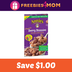 Coupon: $1.00 off one Annies Organic Cereal