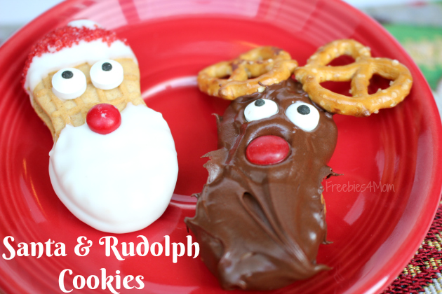 Santa & Rudolph Cookies from Nutter Butters from Family Dollar