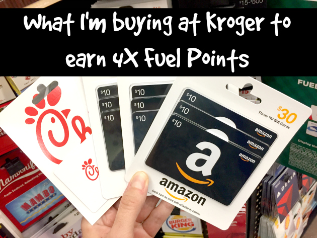 Buy Gift Cards, Earn 4X Kroger Fuel Points