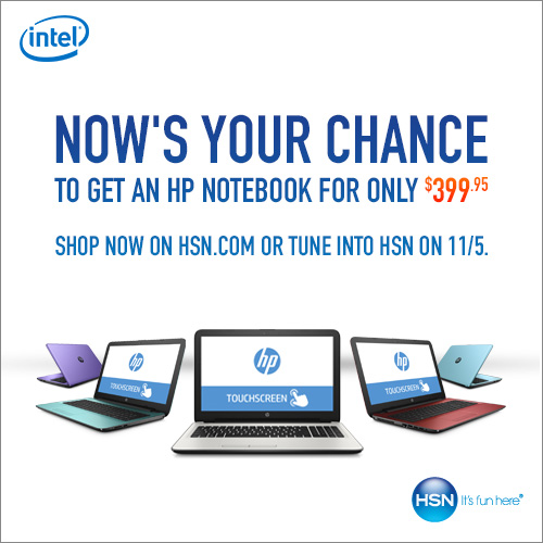 Get an HP Notebook for only $399.95