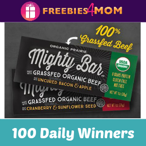 Sweeps Mighty Organic Bar Instant Win