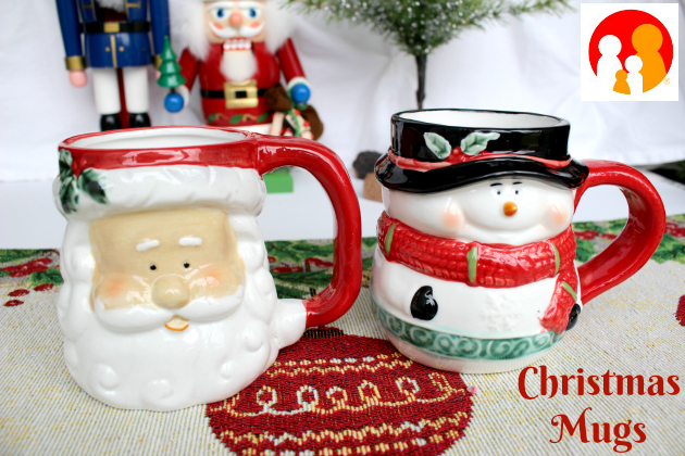 Christmas Mugs from Family Dollar