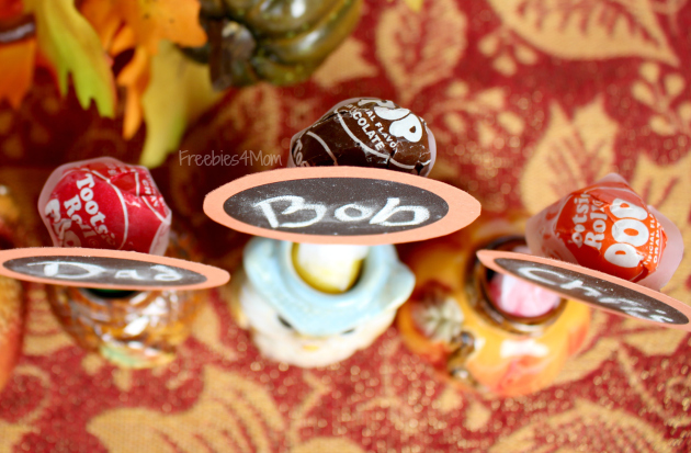 How to make Thanksgiving Place Cards from Family Dollar