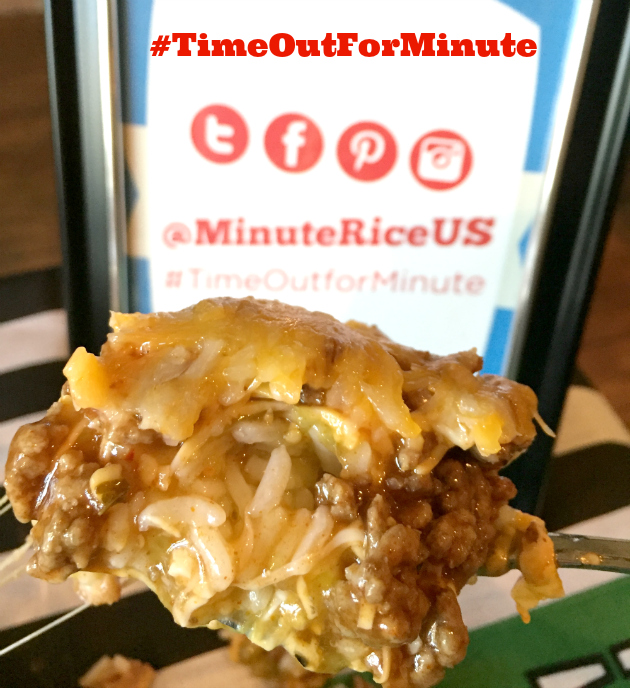 Minute Rice Layered Taco Dip