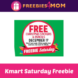 Free Christmas Stickers & Pencils at Kmart