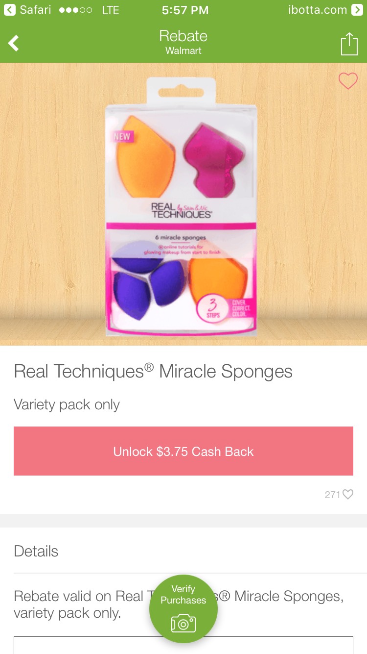 Save $3.75 on Real Techniques Miracle Sponges