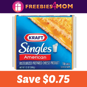 Coupon: $0.75 off one Kraft Singles