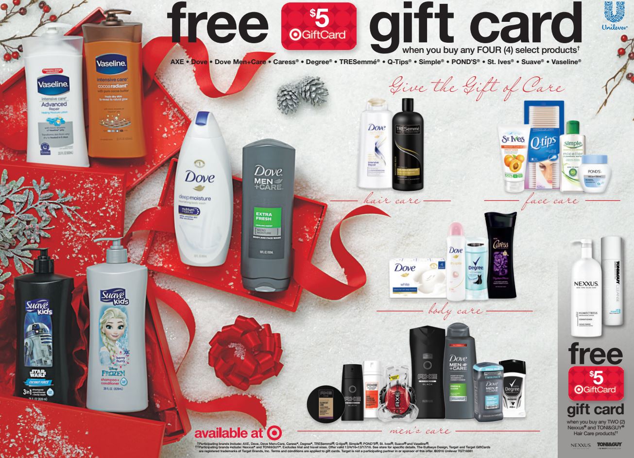 Target Sunday Flash Sale: Buy 4 TRESemmé, Get $5 Target Gift Card