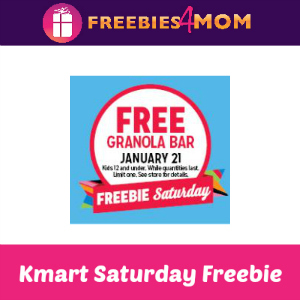 Free Granola Bar at Kmart