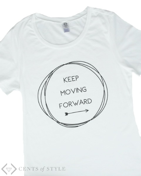 Keep Moving Forward Graphic Tee $16.95