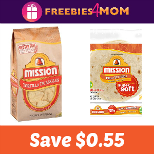 Coupon: $0.55 off one Mission Tortillas or Chips