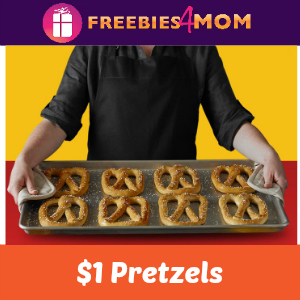$1 Pretzels Every Tuesday at Pretzelmaker