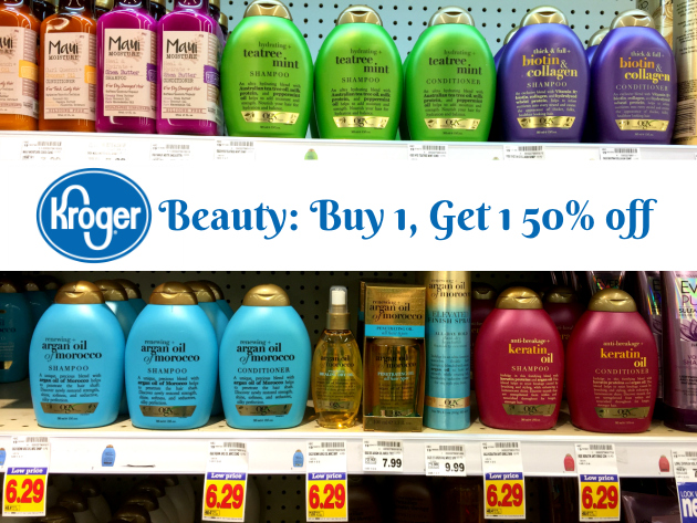 Kroger Sale: Beauty & Health Buy 1, Get 1 50% off