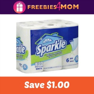 Coupon: $1.00 off one Sparkle Paper Towel 