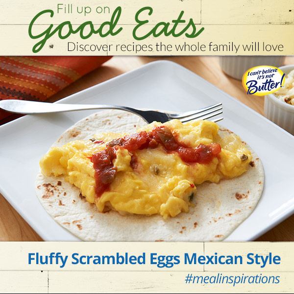 Fill up on Fluffy Scrambled Eggs Mexican Style