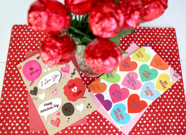 Valentine's Cards at Family Dollar