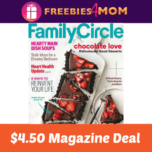 Magazine Deal: Family Circle $4.50
