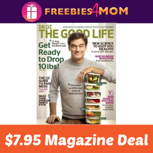 Magazine Deal: Dr. Oz The Good Life $7.95