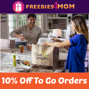 Save 10% Off Olive Garden To Go
