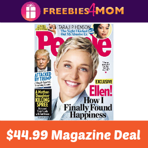 Magazine Deal: People $44.99 (63% Off)