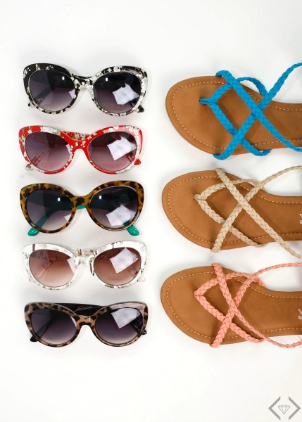 Sandals & Sunglasses 2 for $21.95