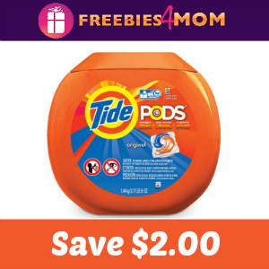 Coupon: $2.00 off one Tide Pods