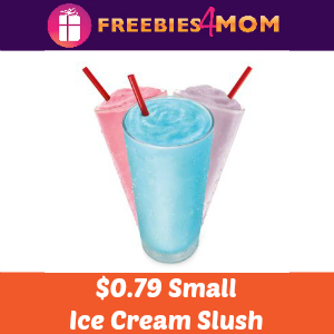 Sonic $0.79 Small Ice Cream Slush Mar. 22