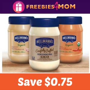 Coupon: $0.75 off one Hellmanns or Best Foods 