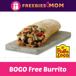 BOGO Free Burrito at El Pollo Loco April 6