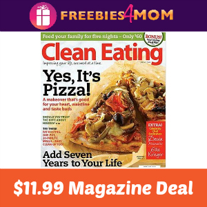 Magazine Deal: Clean Eating $11.99