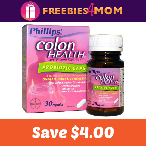 Coupon: $4.00 off one Phillips Colon Health