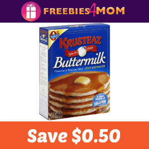 Coupon: $0.50 off one Krusteaz Pancake Mix