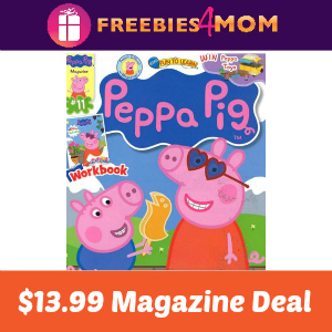 Magazine Deal: Peppa Pig $13.99 (thru Sunday)
