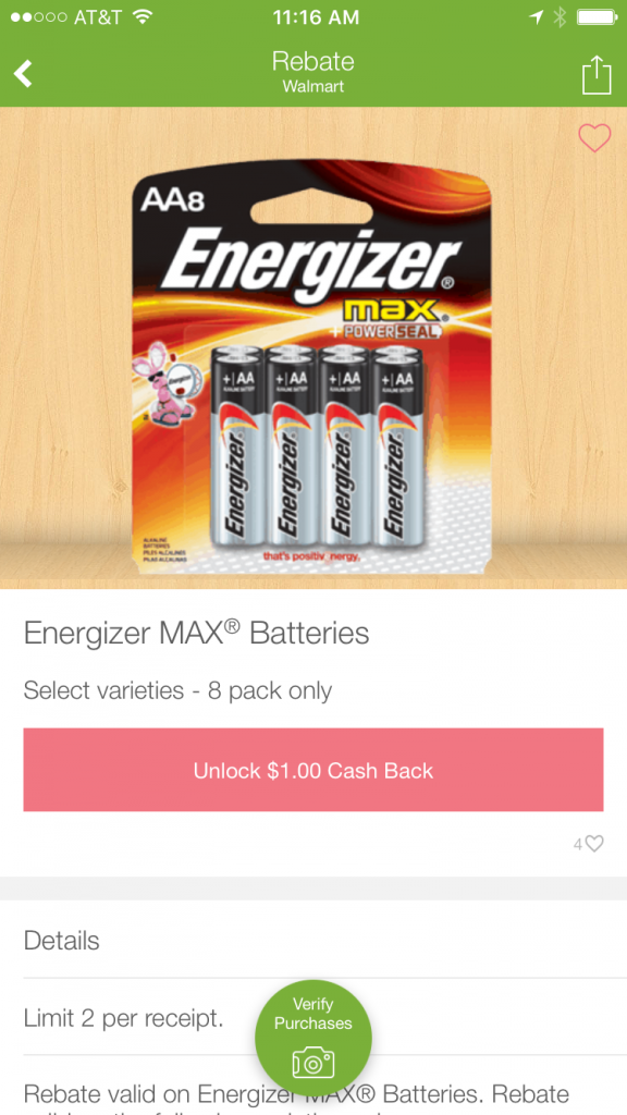 *Expired* Save 1 on Energizer Max at Walmart with Ibotta Freebies 4 Mom