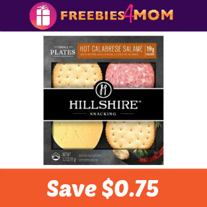 Coupon: $0.75 off Hillshire Snacking Small Plates